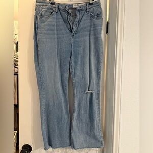 rag & bone Light Blue women's Straight Jeans
